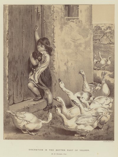 Discretie is het betere deel van moed door Briton Riviere